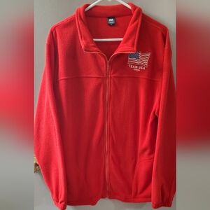 USA Red Team Fleece Jacket 2015. Sz XL
